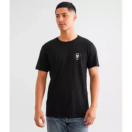 Men's Ariat Buckin' Baqueno T-Shirt-Black - CWesternwear