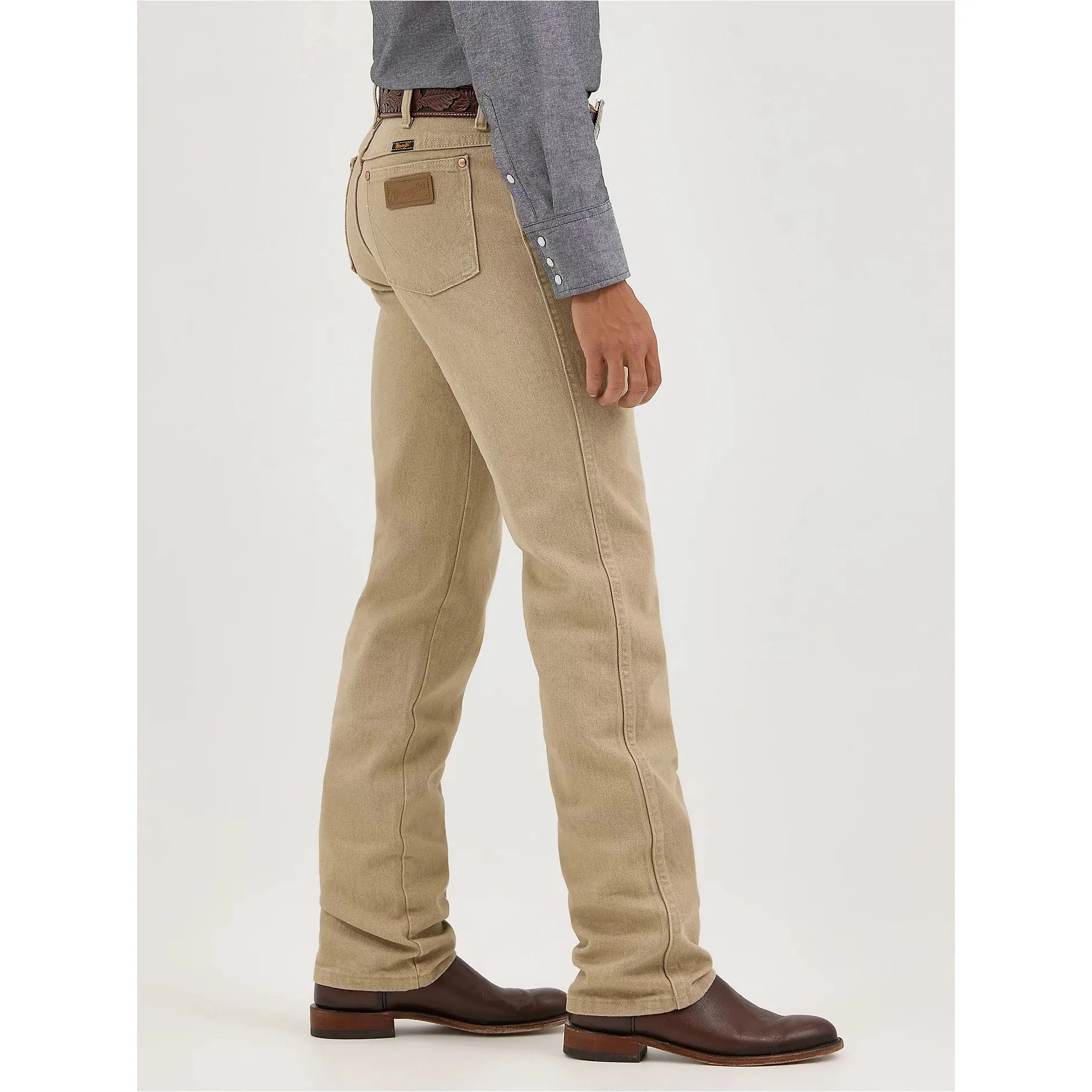 MEN'S WRANGLER® COWBOY CUT® JEAN-PREWASHED TAN - CWesternwear