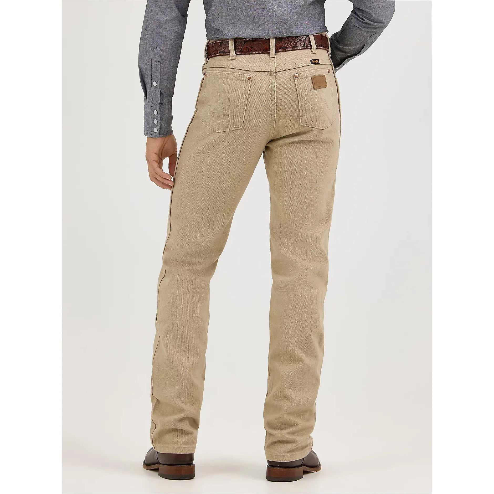 MEN'S WRANGLER® COWBOY CUT® JEAN-PREWASHED TAN - CWesternwear