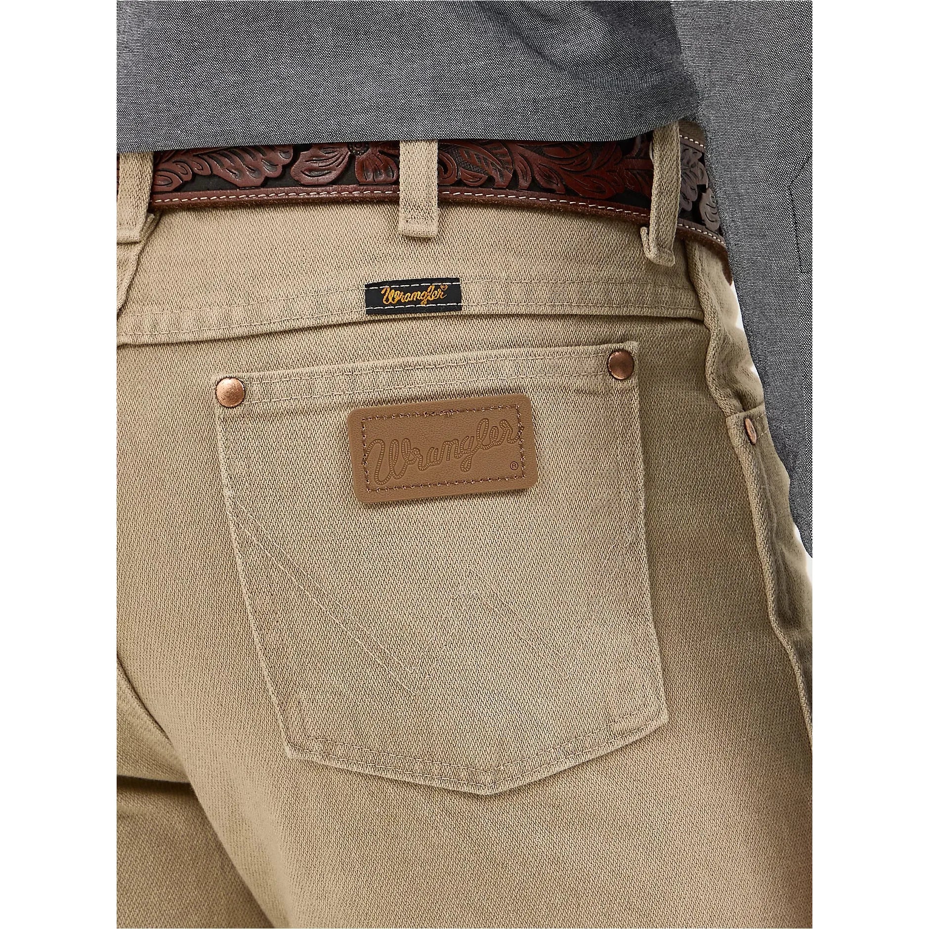 MEN'S WRANGLER® COWBOY CUT® JEAN-PREWASHED TAN - CWesternwear