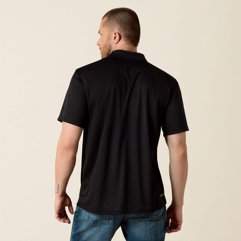 Men's Ariat Tek Polo-Black