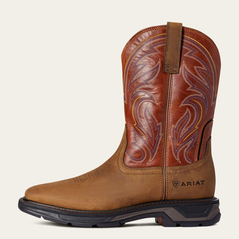 Men's Ariat WorkHog XT Cottonwood Work Boot - Dark Earth - CWesternwear