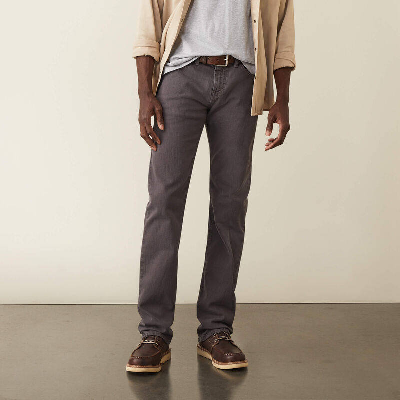 Men' s Ariat M7 Grizzly Straight Jean - Charcoal