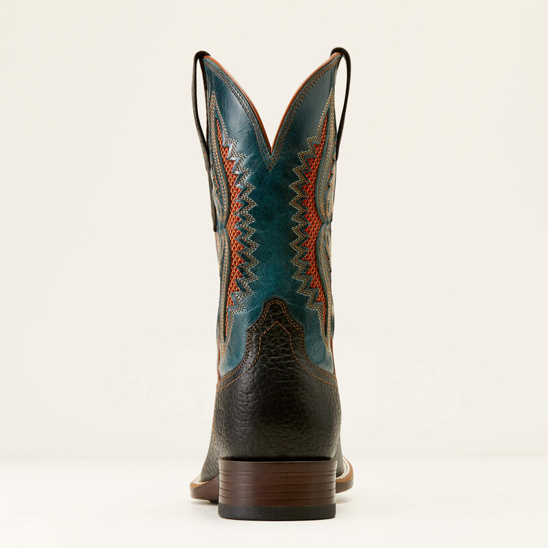 Men's Ariat Rowder VentTEK 360° Cowboy Boot - Black/Dark Teal