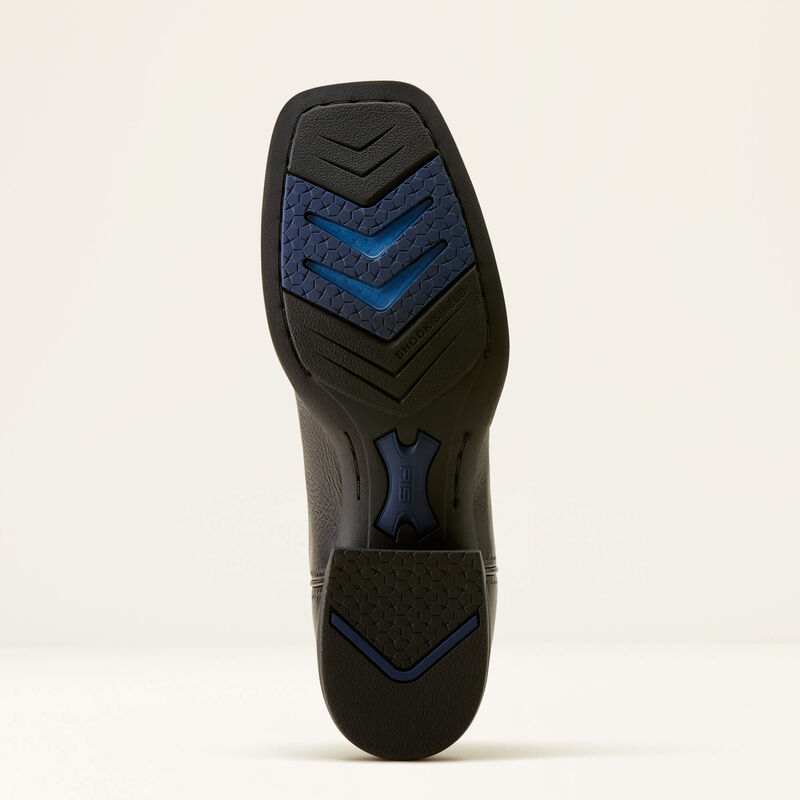 Ariat Women's Cattle Caite Stretchfit Western Boot - Black Deertan/Madison Avenue