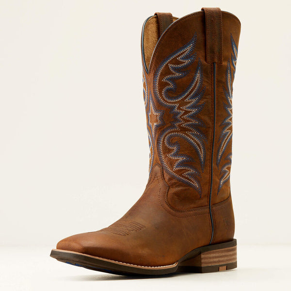 Men's Ariat Ricochet Cowboy Boot - Weathered Chestnut