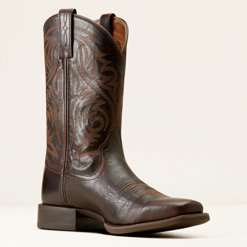 Ariat Sport Herdsman Cowboy Boot - Bunished Chocolate