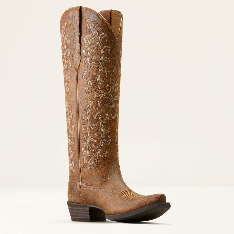 Ariat Women's Tallahassee Stretchfit Western Boot - Brown Bomber