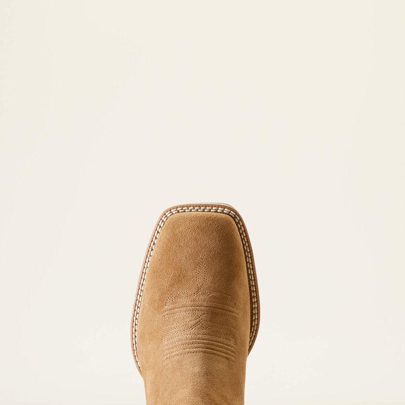 Men's Ariat Booker Ultra Square Toe Western Boot - Dijon Suede