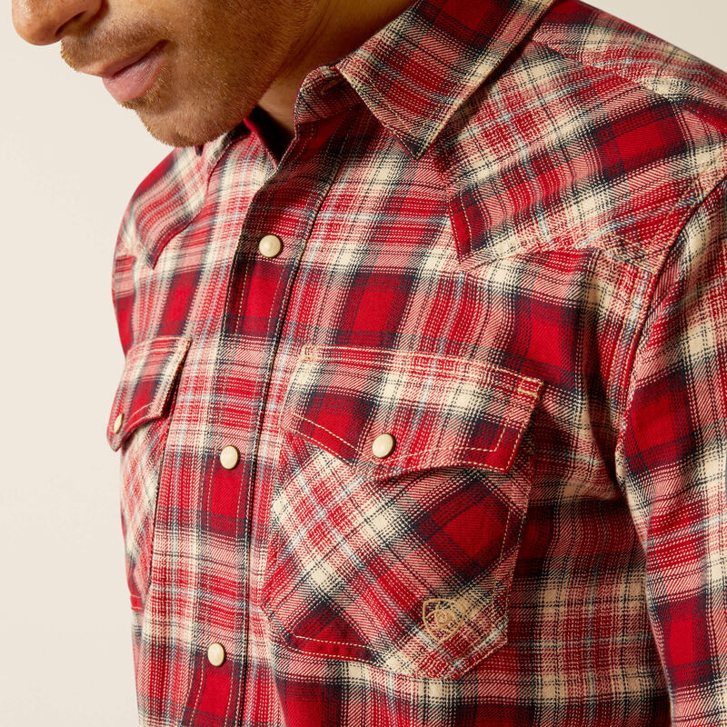 Men's Ariat Herschel Retro Fit Shirt-Chili Pepper