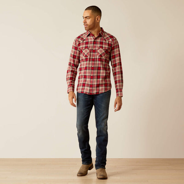 Men's Ariat Herschel Retro Fit Shirt-Chili Pepper