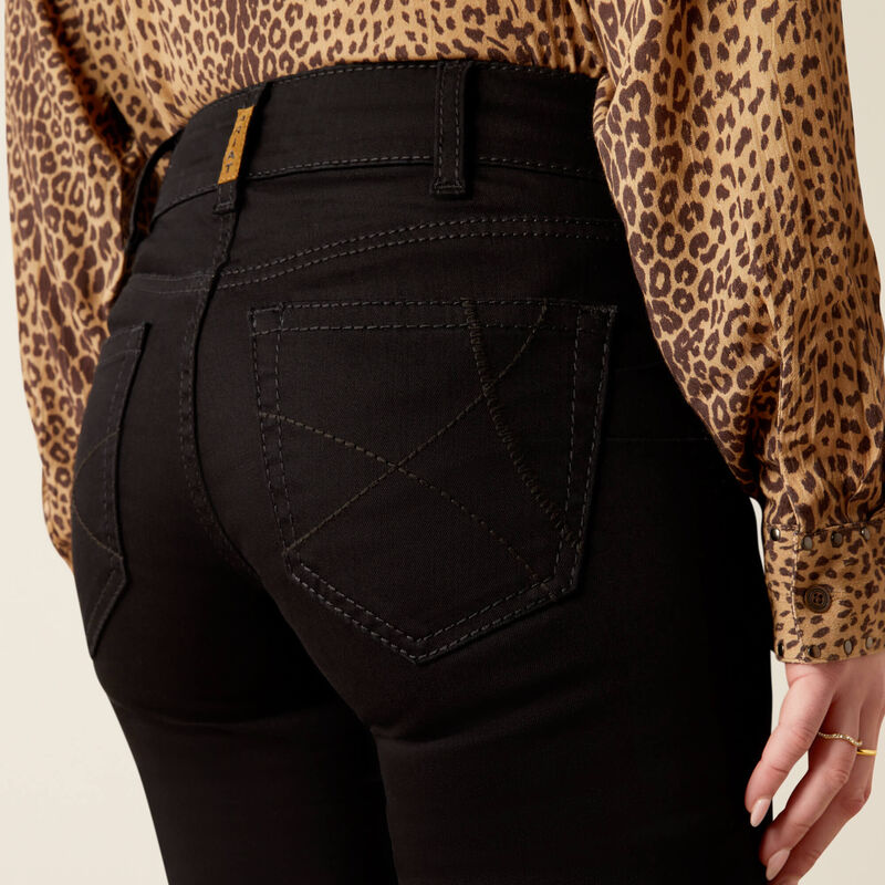 Women's Ariat Perfect Rise Ella Boot Cut Jean-Black