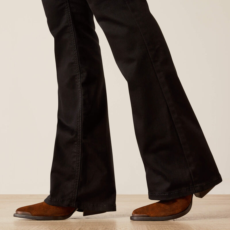 Women's Ariat Perfect Rise Ella Boot Cut Jean-Black