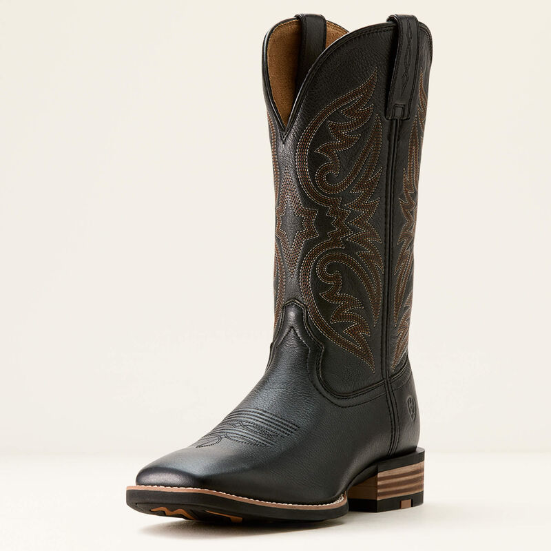 Men's Ariat Ricochet Cowboy Boot - Black Carbon