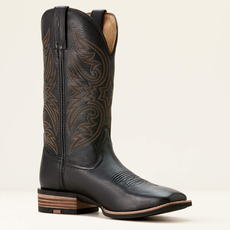 Men's Ariat Ricochet Cowboy Boot - Black Carbon