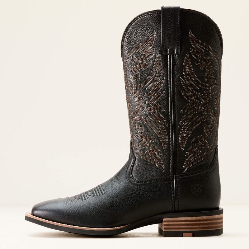 Men's Ariat Ricochet Cowboy Boot - Black Carbon