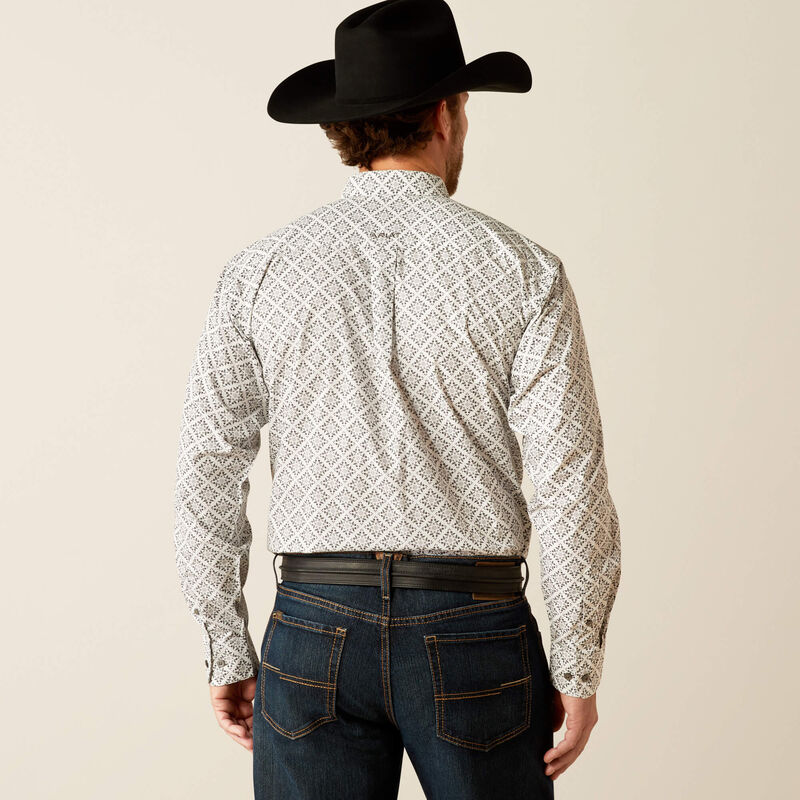 Men's Ariat Jagger Classic Fit Shirt - White
