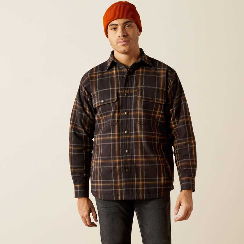 Men's Ariat Hawthorn Retro Shirt Jacket - Black