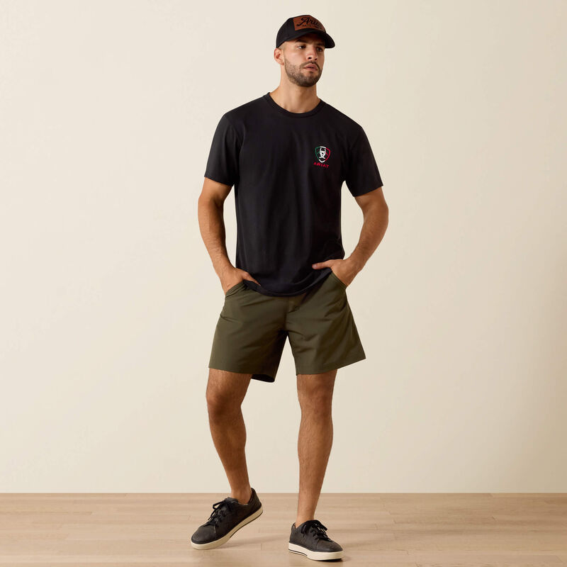 Men's Ariat Tres Herrahauras Classic Fit T-Shirt-Black - CWesternwear