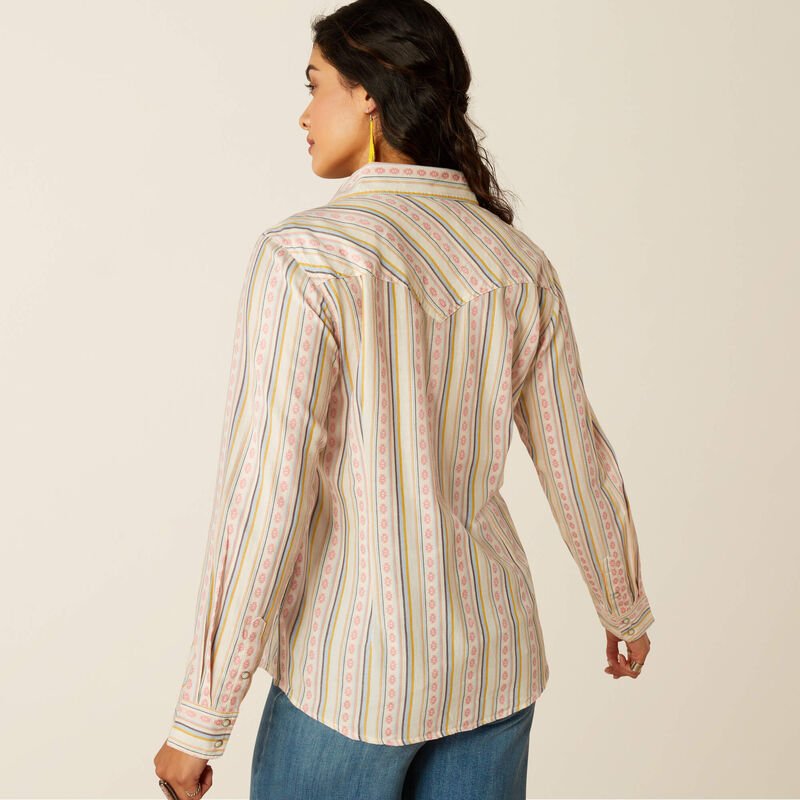 Women's Ariat Alyssa Shirt-Carnation Dobby