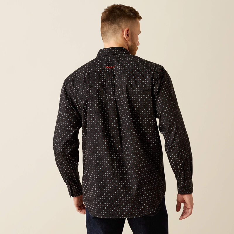 Men's Ariat Westbrook Classic Fit Shirt-Black