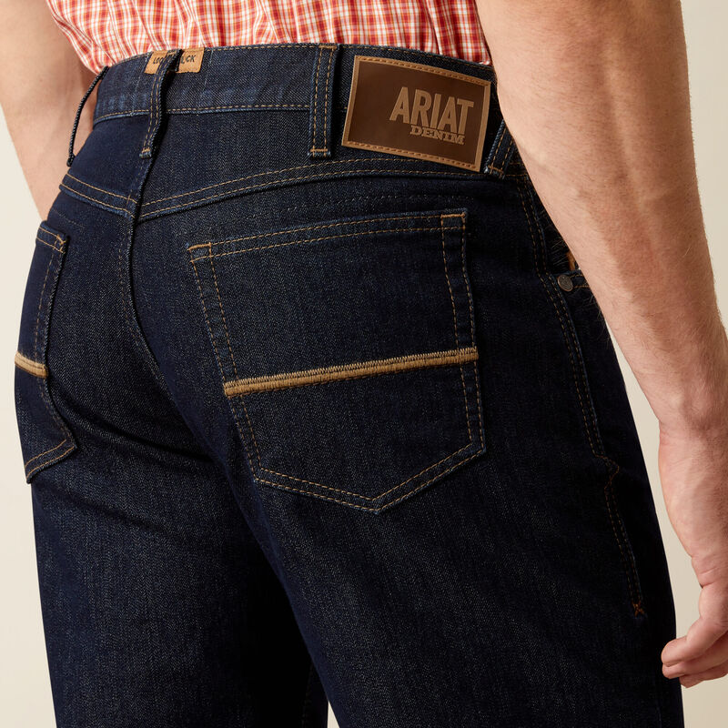 Men's Ariat M2 Traditional Relaxed Pro Series Ray Boot Cut Jeans-Rinse