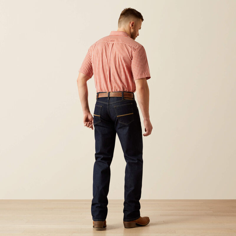 Men's Ariat M2 Traditional Relaxed Pro Series Ray Boot Cut Jeans-Rinse