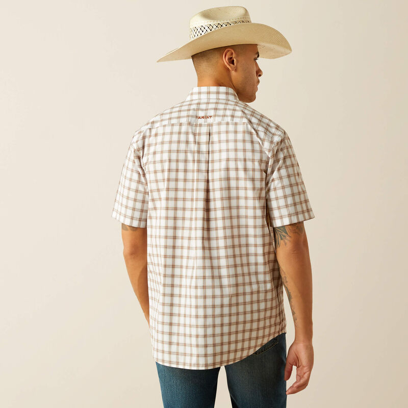 Men's Ariat Pro Series Cullen Short Sleeve Shirt-Sand
