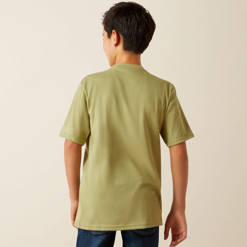 Boy's Ariat Oh Chute T-Shirt-Tent Green