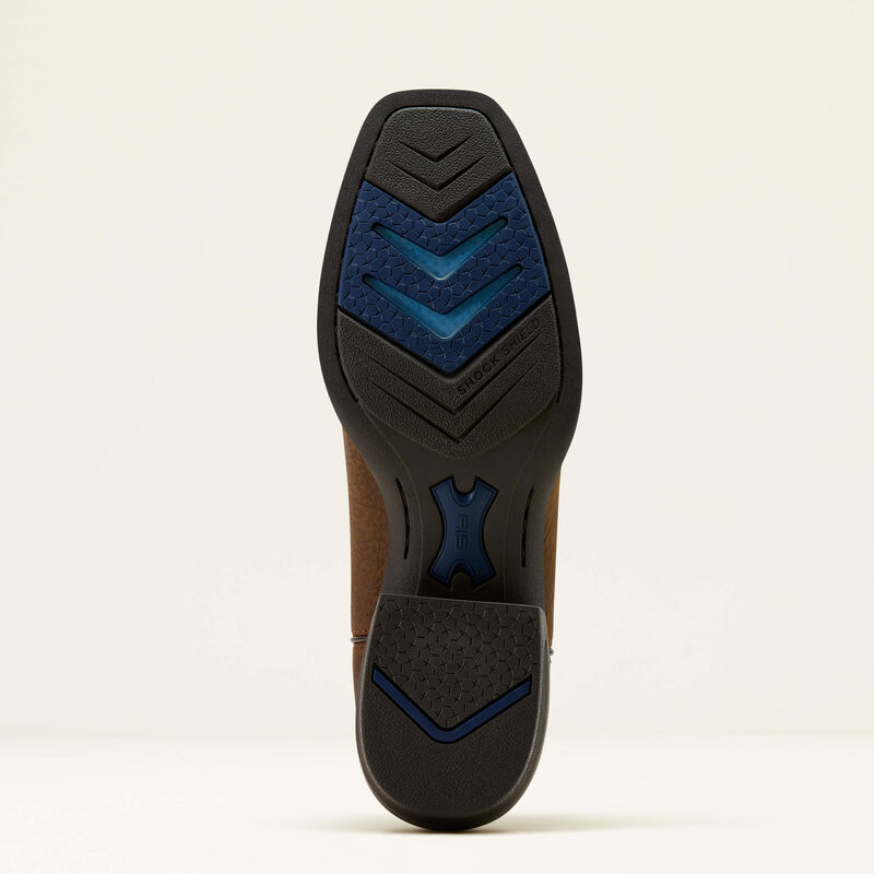 Men's Ariat Hustler Cowboy Boot-Earth/Brown Bomber