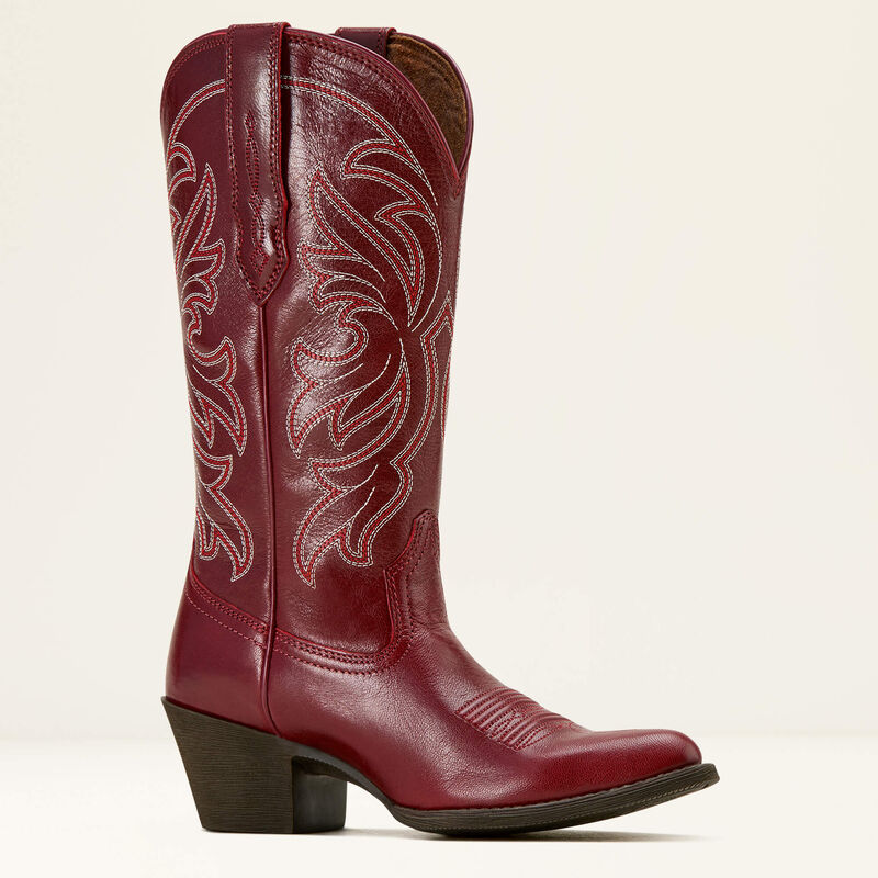 Women's Ariat Heritage J Toe Stretchfit Western Boot-Sangria