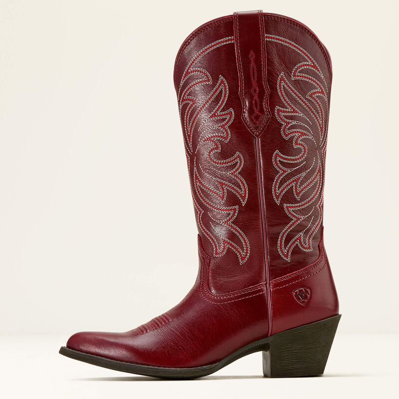 Women's Ariat Heritage J Toe Stretchfit Western Boot-Sangria