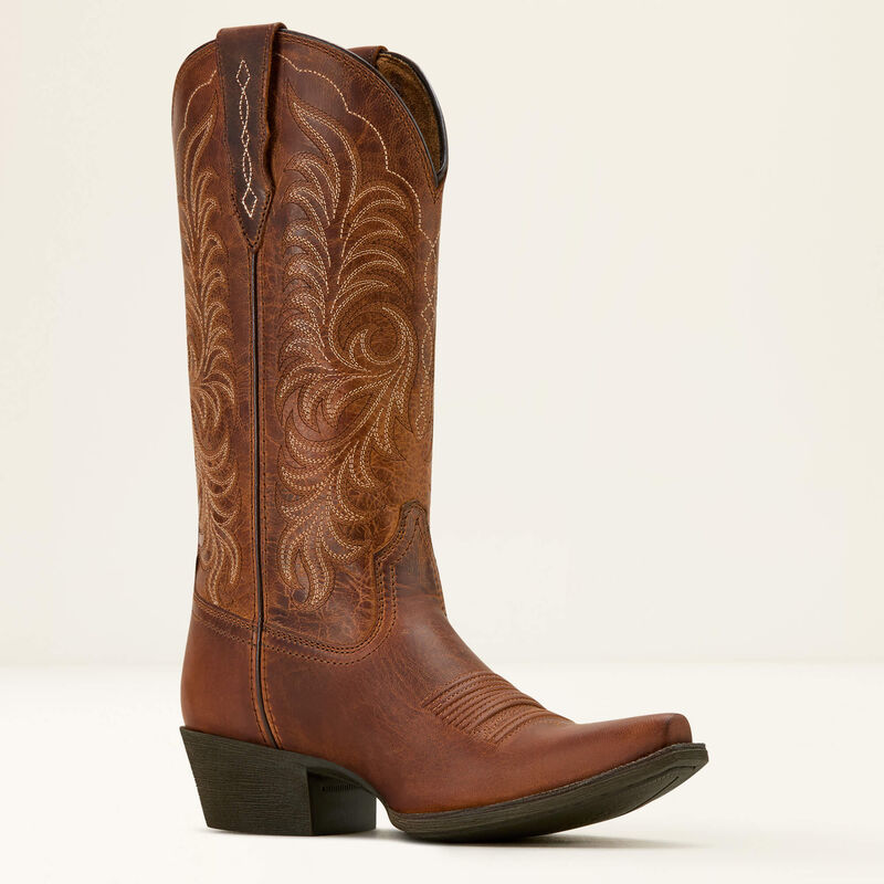 Ariat Women's Heritage X Toe Stretchfit Western Boot - Rich Oak