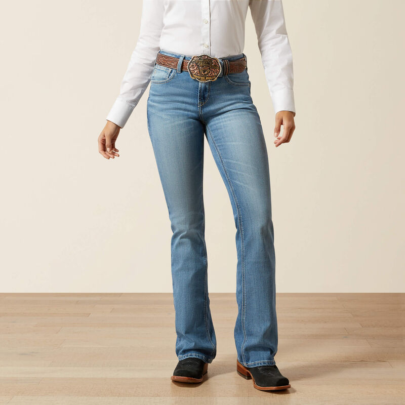 Women's Ariat High Rise Rowyn Boot Cut Jean-Challis