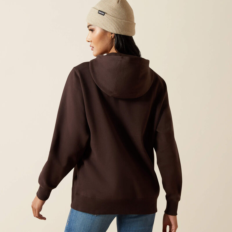 Ariat Women's Horse Stitch Hoodie-Mole