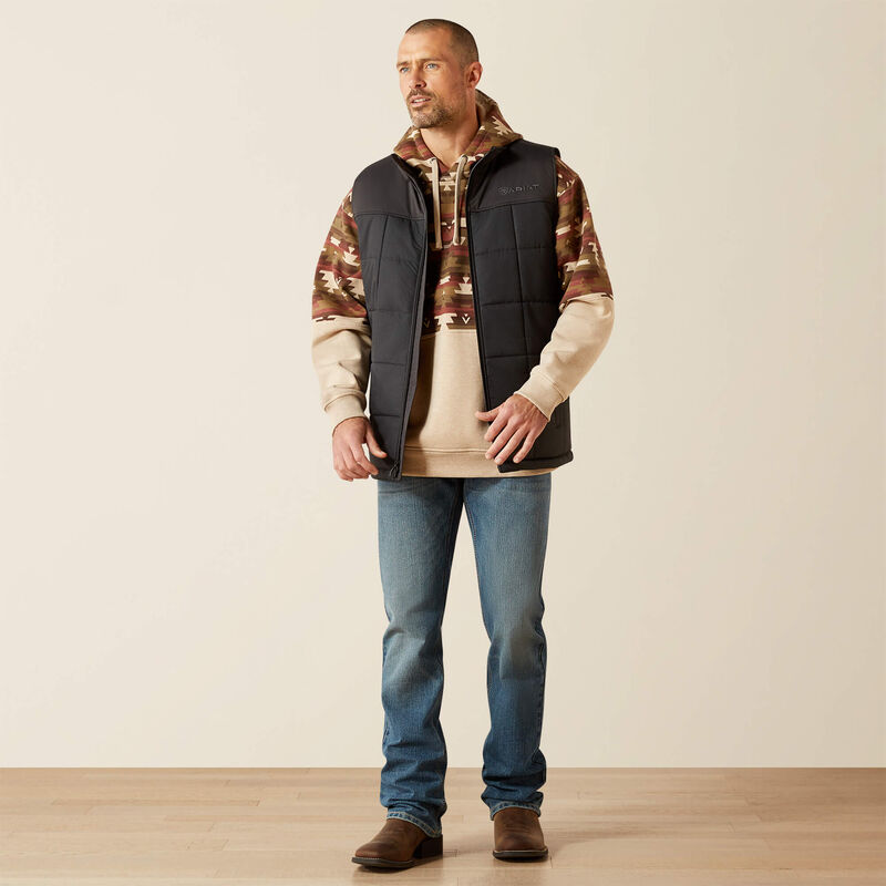 Ariat Men's Crius Insulated Concealed Carry Vest-Phantom Chambray