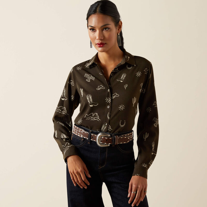 Women's Ariat Homestyle Shirt-Layla Print