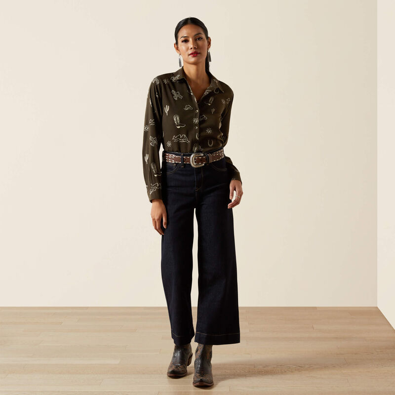 Women's Ariat Homestyle Shirt-Layla Print