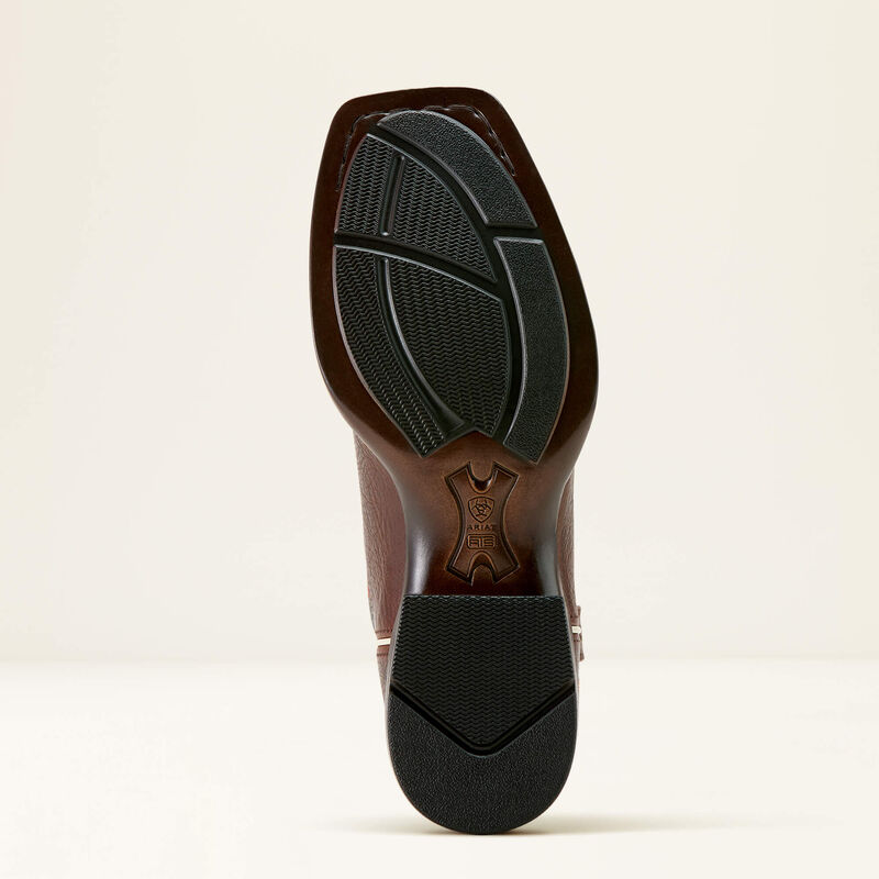 Men's Ariat Ryden Ultra Wide Square Toe Cowboy Boot-Textured Oak/Sunkissed Skies