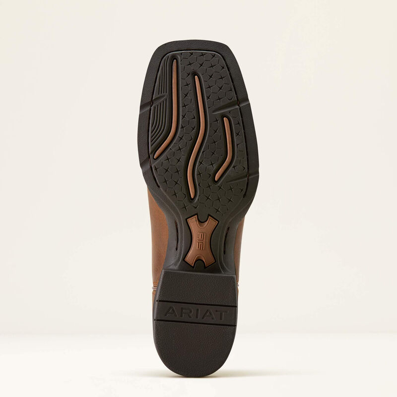 Ariat Women's Round Up Filly Wide Square Toe Western Boot-Sorrel Crunch