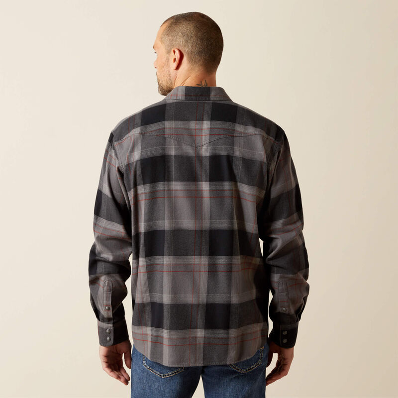 Men's Ariat Hernandez Retro Fit Shirt-Dark Grey