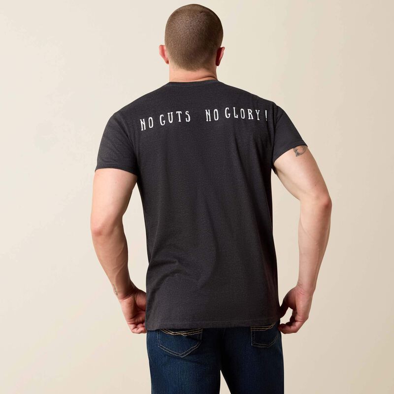 Men's Ariat No Guts No Glory PBR T-Shirt-Phantom