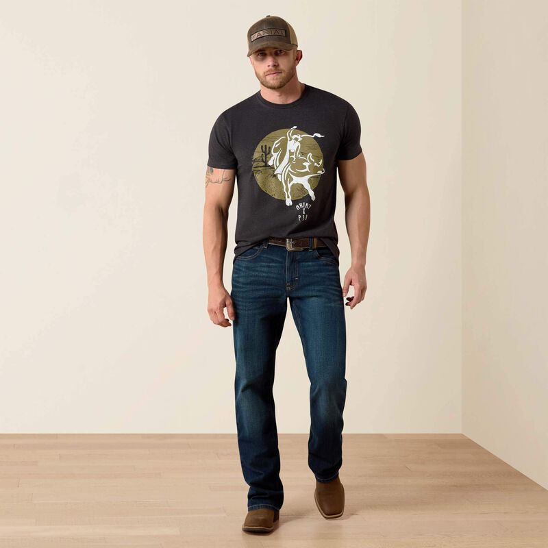 Men's Ariat No Guts No Glory PBR T-Shirt-Phantom
