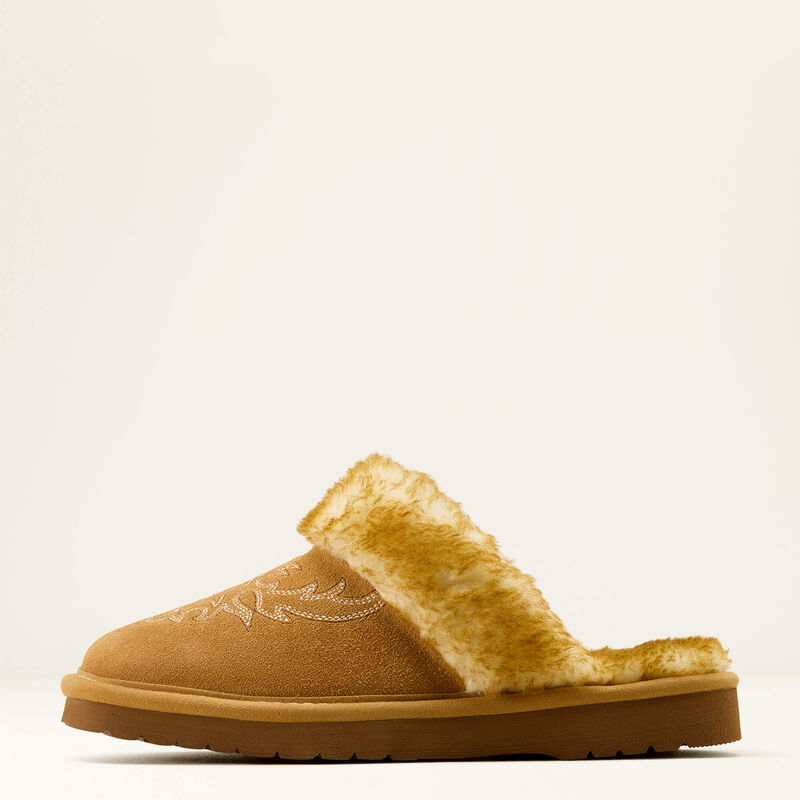 Women's Ariat Jackie Cowgirl Square Toe Slipper-Tan