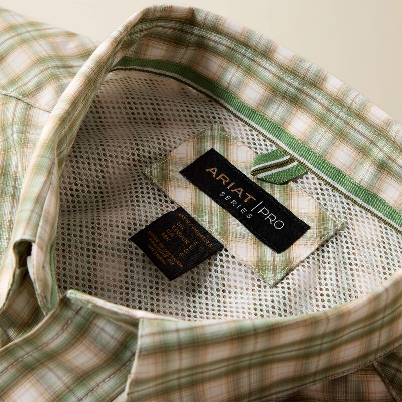 Men's Ariat Pro Series Fraser Classic Snap Fit Shirt-White Multi