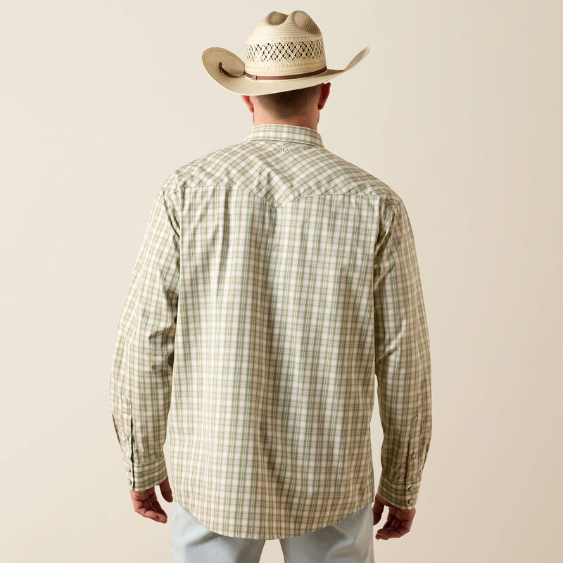Men's Ariat Pro Series Fraser Classic Snap Fit Shirt-White Multi