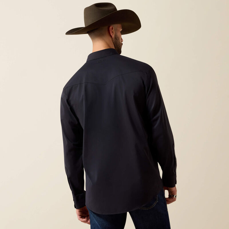 Men's Ariat Everything Classic Fit Snap Shirt-Black