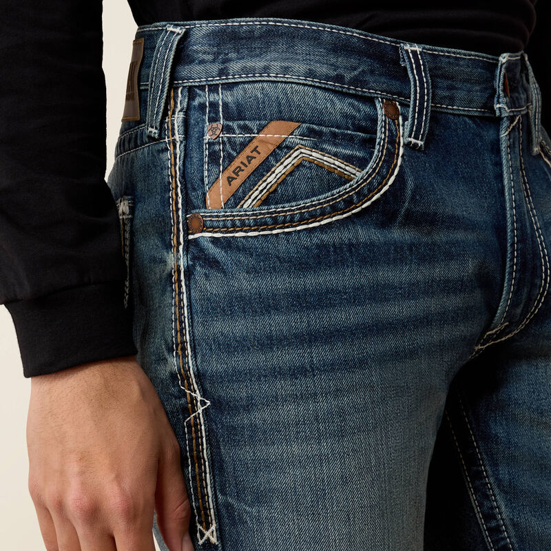 Men's Ariat M5 Straight Reid Jeans-Durango