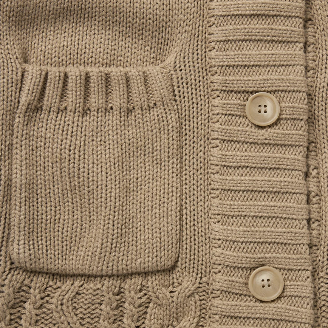 Women's Stetson Western Shawl Cardigan-Tan