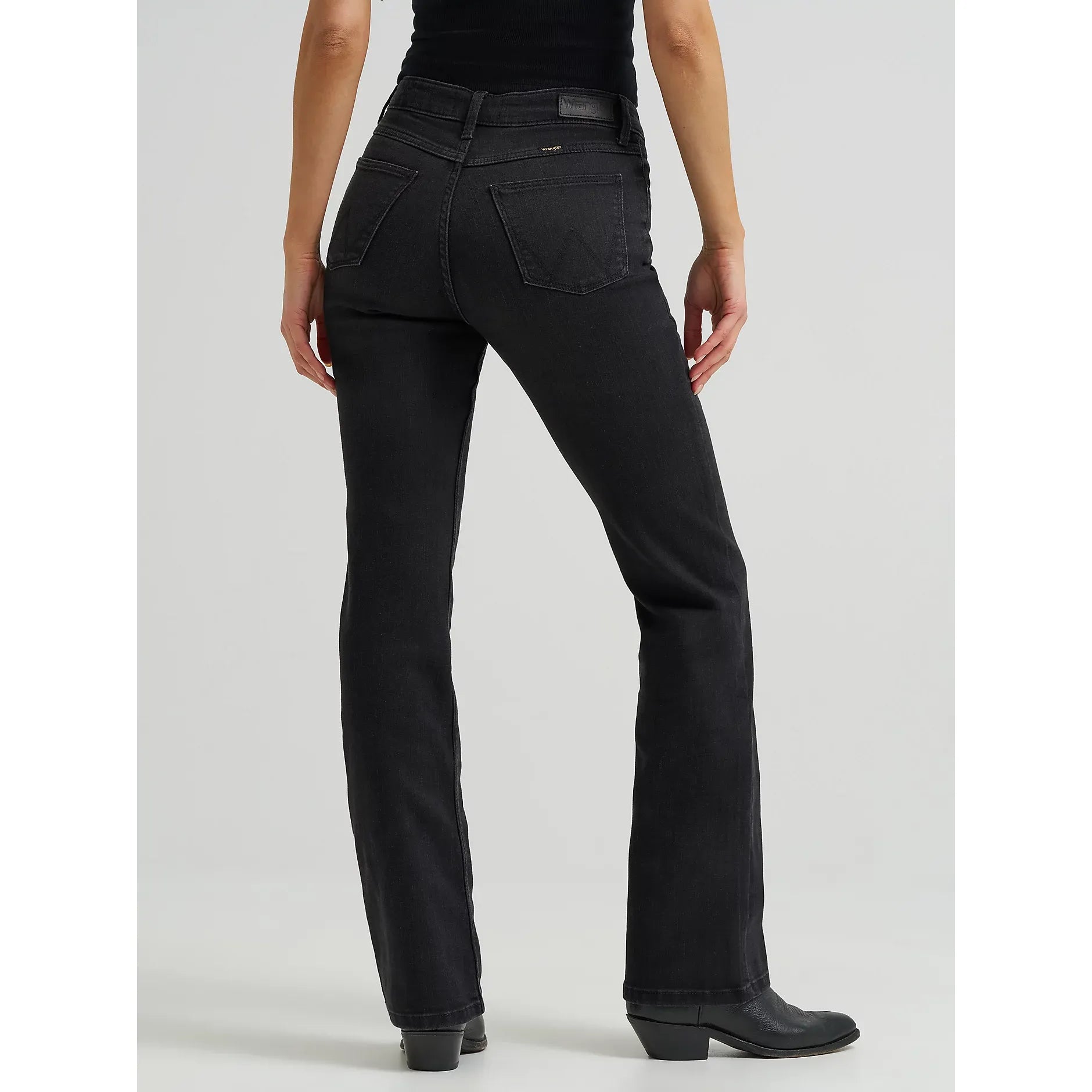 Women's Wrangler® High Rise Bold Boot Jean-Black